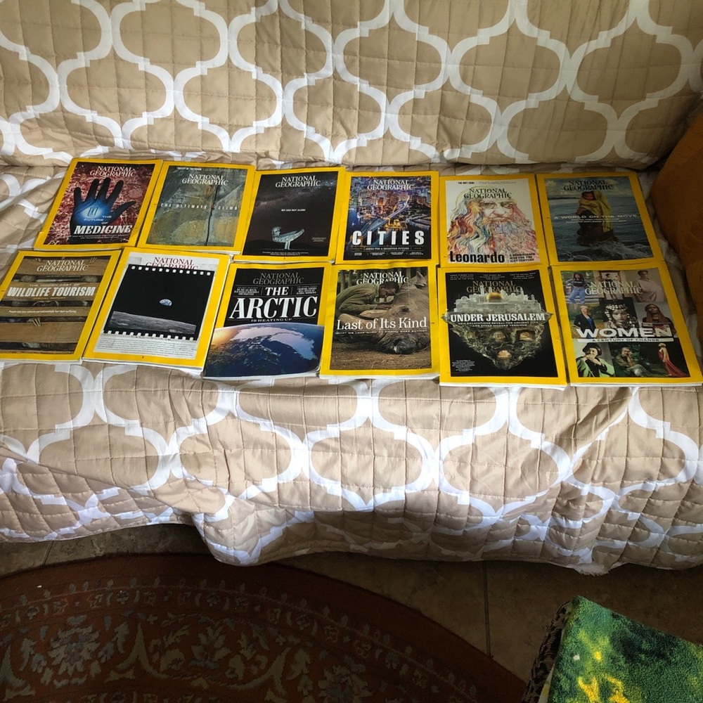 Authentic 2019 National Geographic Magazines.